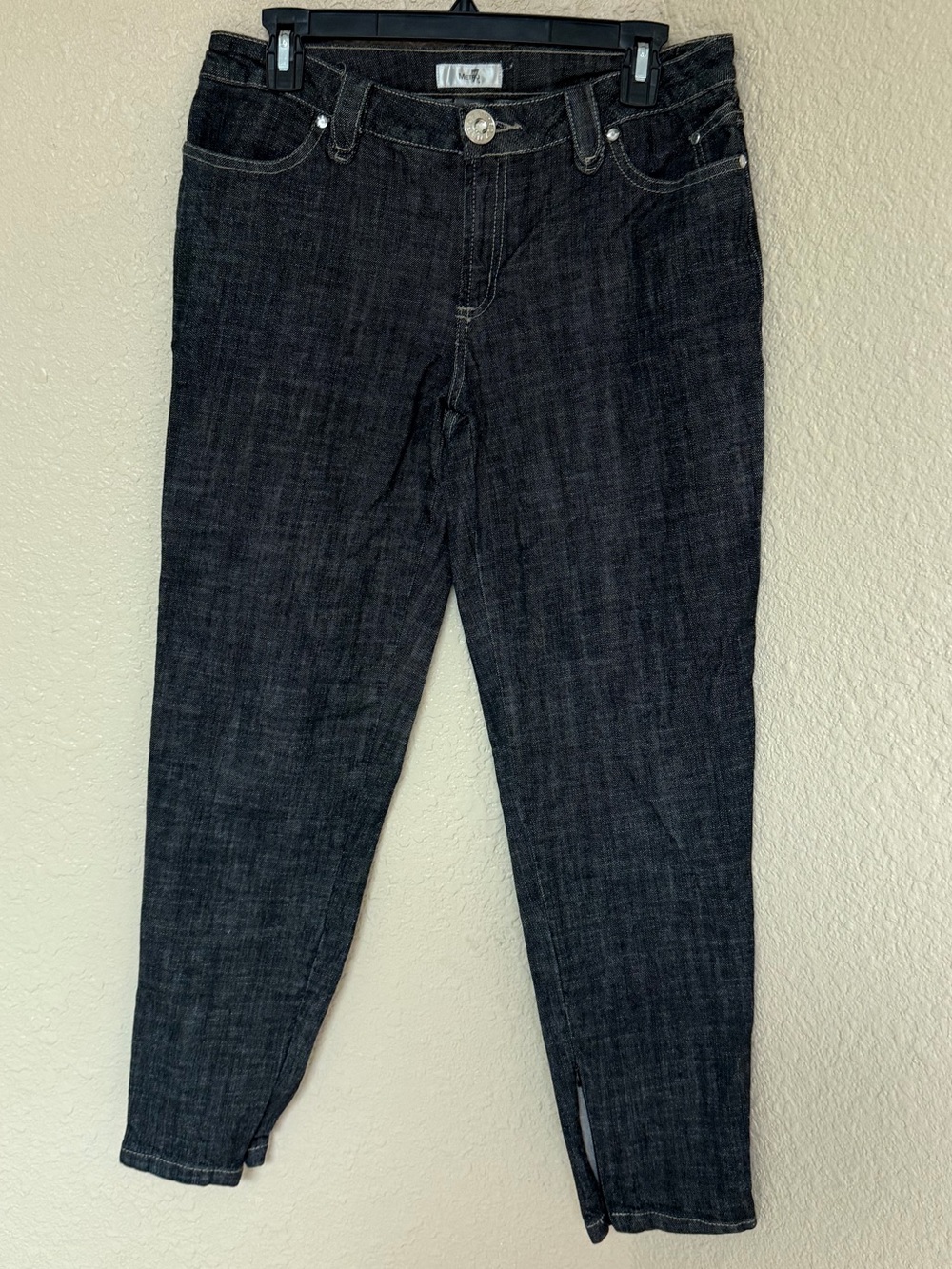 4/$20 Metro 7 Black Cropped Ankle Jeans